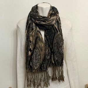 NWOT casual silk blend scarf